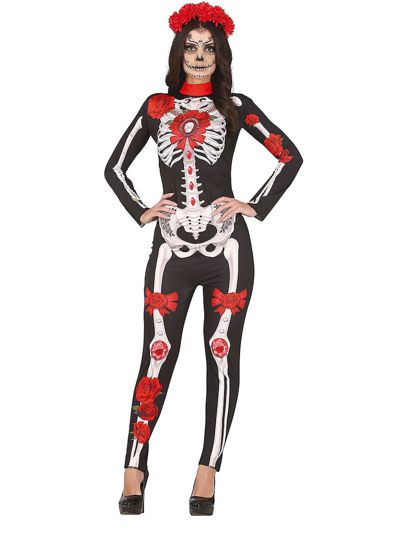 Déguisement catrina squelette femme