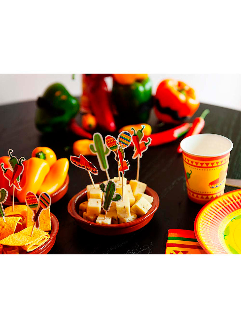 10 assiettes Mexique (22 cm)