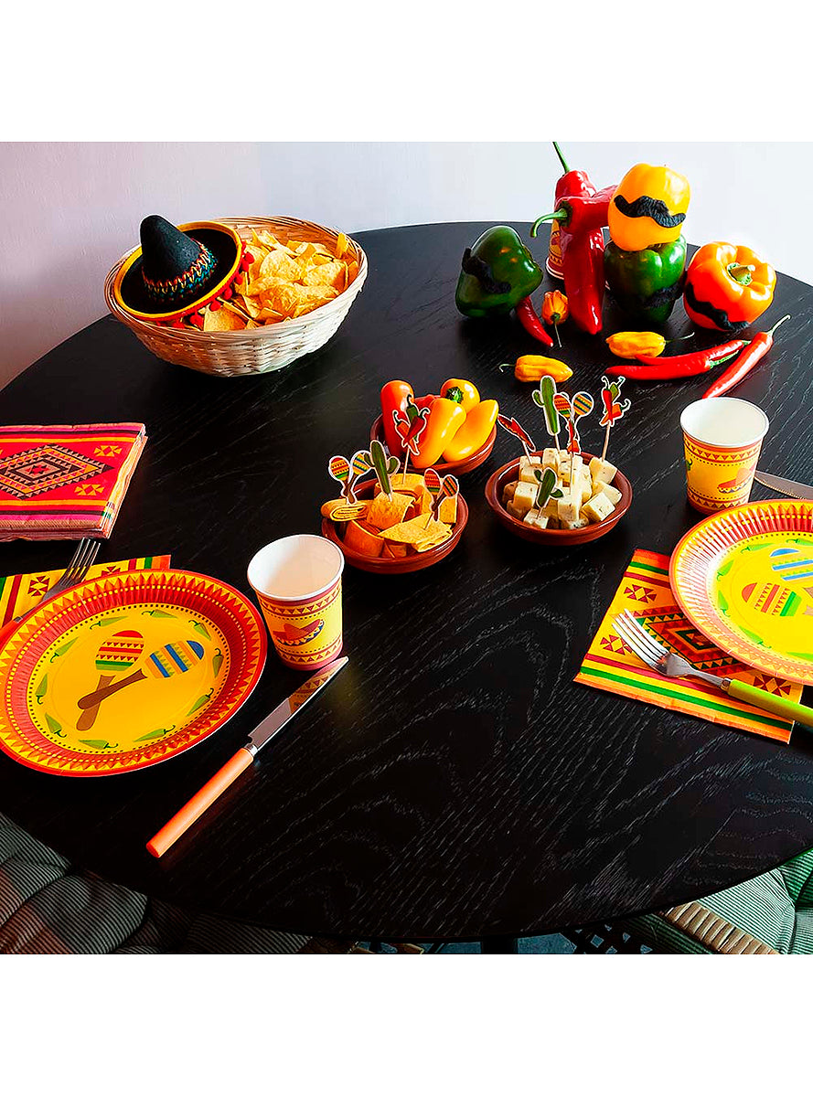 20 serviettes Mexique (33 x 33 x cm)