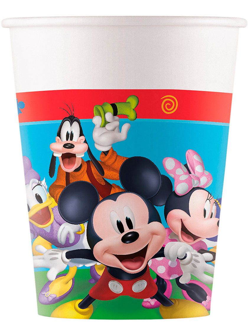 8 gobelets Mickey Mouse - Club House