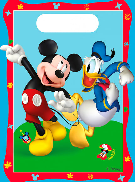 6 sachets à bonbons Mickey Mouse - Club house