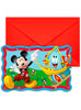6 invitations Mickey Mouse - Club House