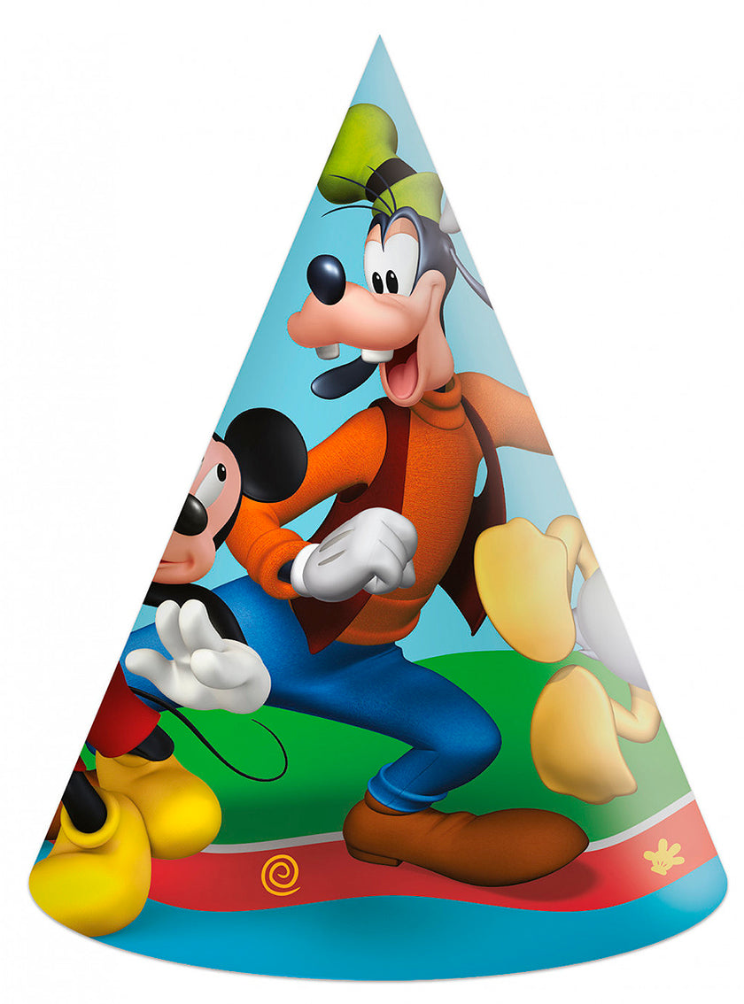 6 chapeaux de fête Mickey Mouse - Club House