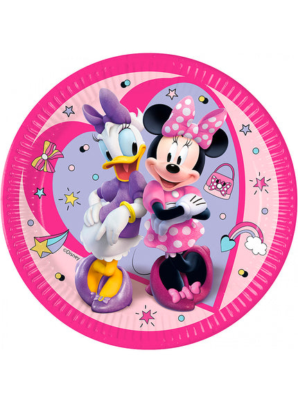 8 assiettes Minnie Mouse (23cm)