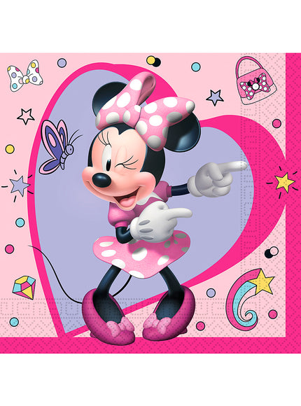 20 serviettes Minnie Mouse (33x33 cm)
