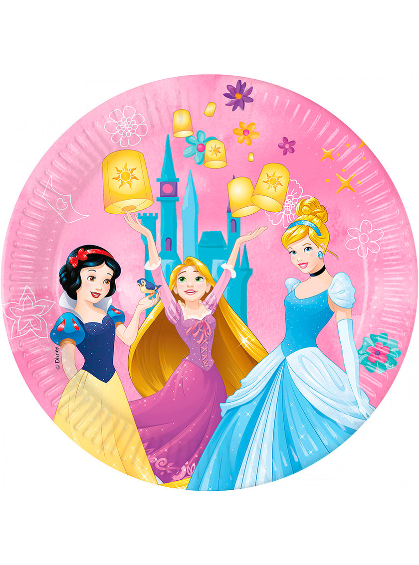 8 assiettes Princesses Disney (23cm)
