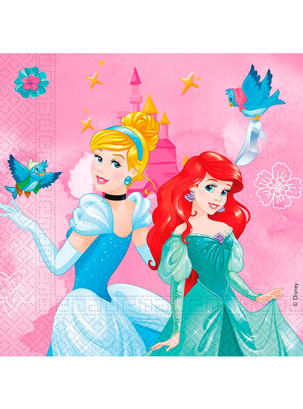 20 serviettes Princesses Disney (33x33 cm)