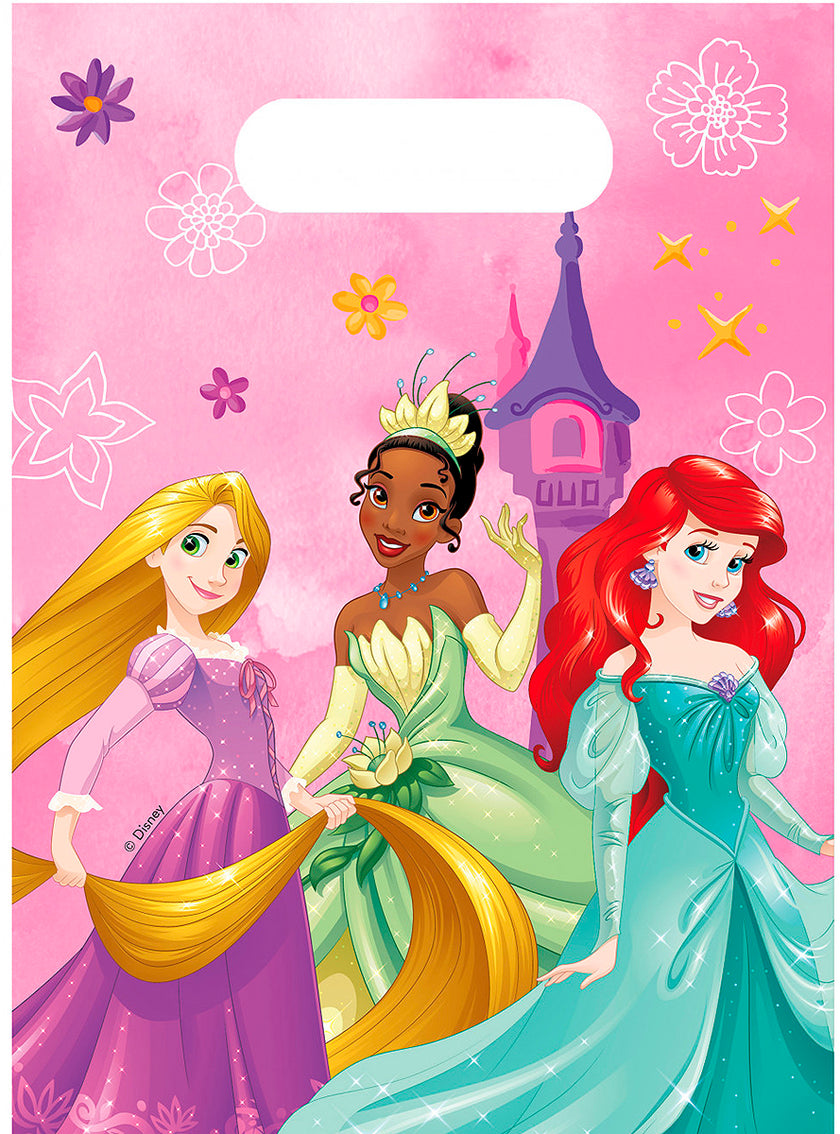 6 sachets à bonbons Princesses Disney