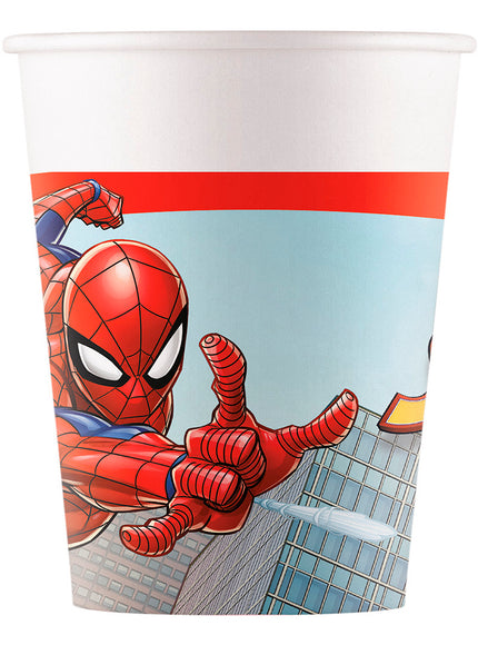 8 gobelets Spiderman - Marvel