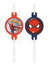 4 pailles Spiderman - Marvel