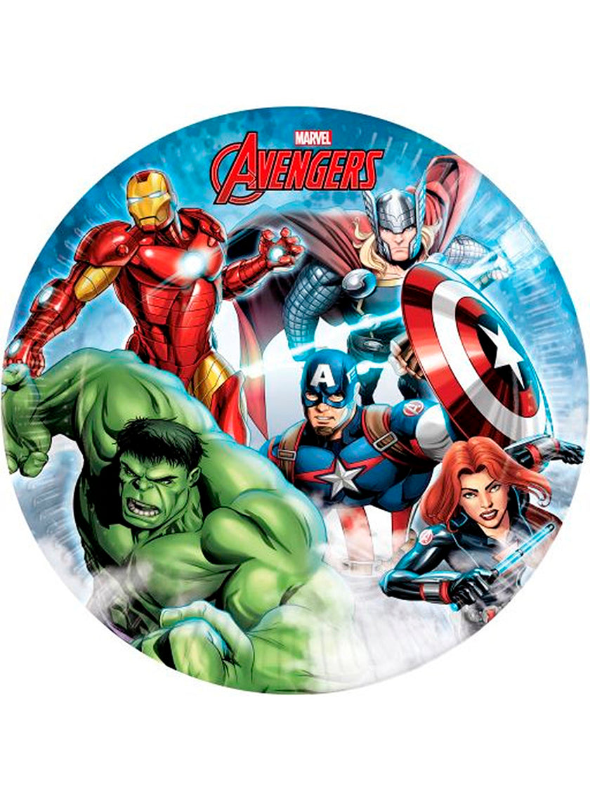 8 assiettes Avengers (23cm)