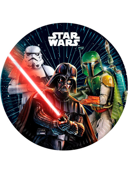 8 assiettes Star Wars (23cm)