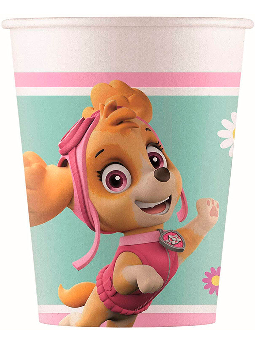 8 gobelets La Pat' Patrouille - Skye & Everest