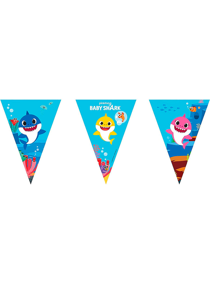 Guirlande à fanions Baby Shark