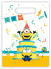 6 sachets à bonbons Minions