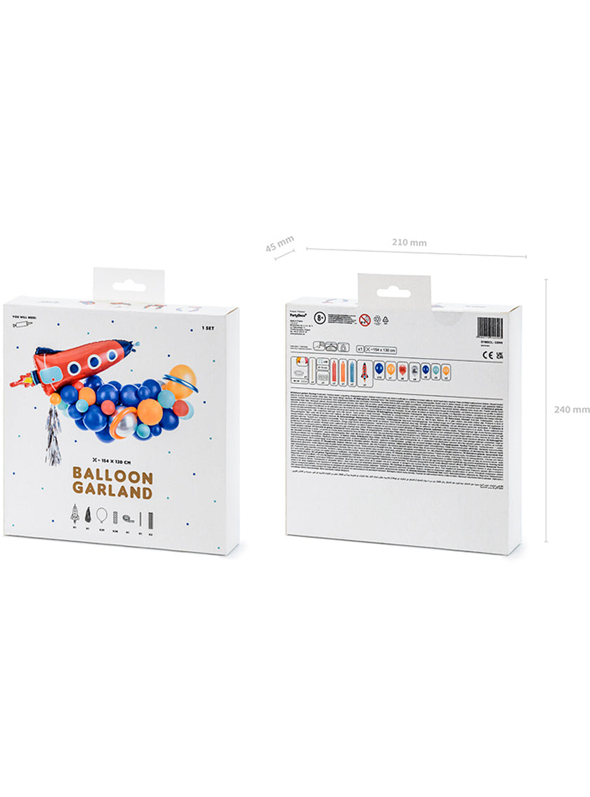 Guirlande ballons fusée