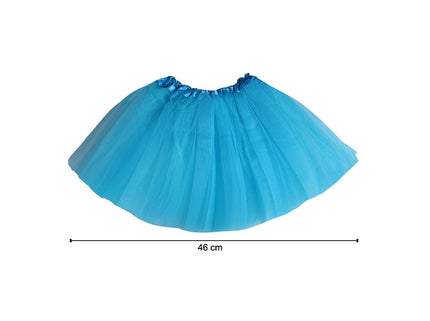 jupe en tulle tutu pour enfant bleu clair 46cm