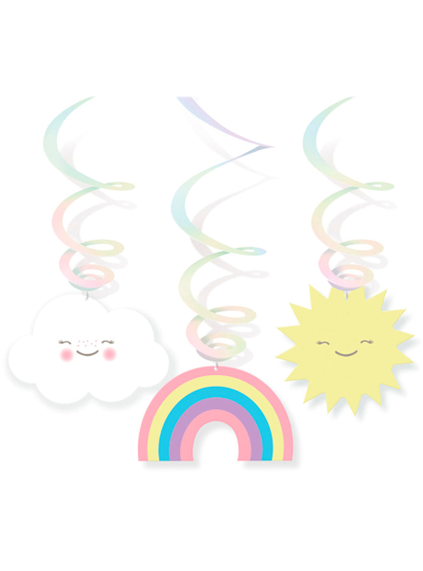 Décoration suspendue arc-en-ciel - Rainbow & Cloud