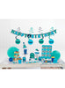 Kit décoration pour anniversaire bleu