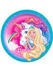 8 assiettes Barbie Dreamtropia (23 cm)