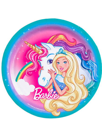 8 assiettes Barbie Dreamtropia (23 cm)