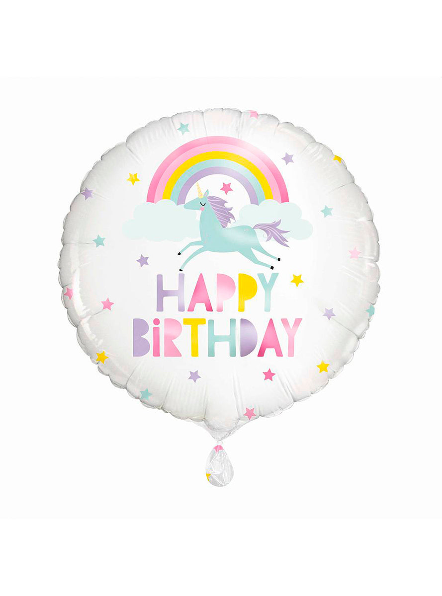 Ballon aluminium Licorne - Rainbow & Unicorn