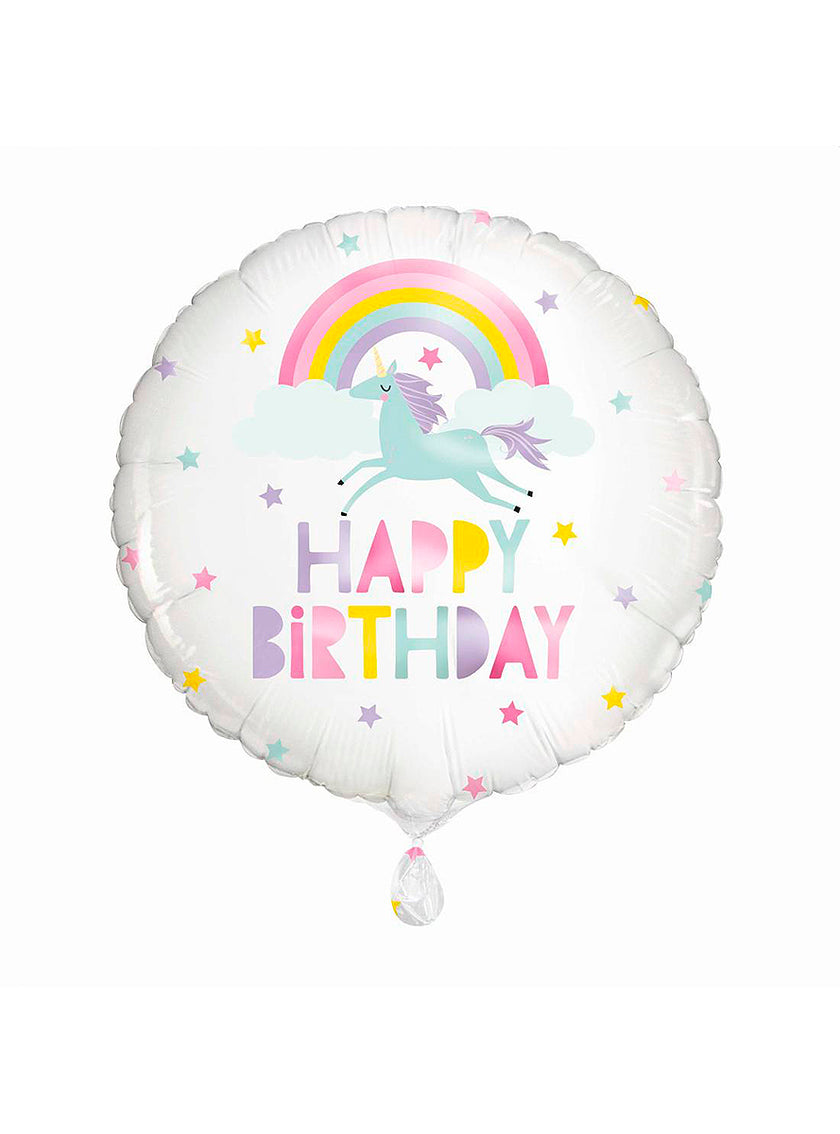 Ballon aluminium Licorne - Rainbow & Unicorn