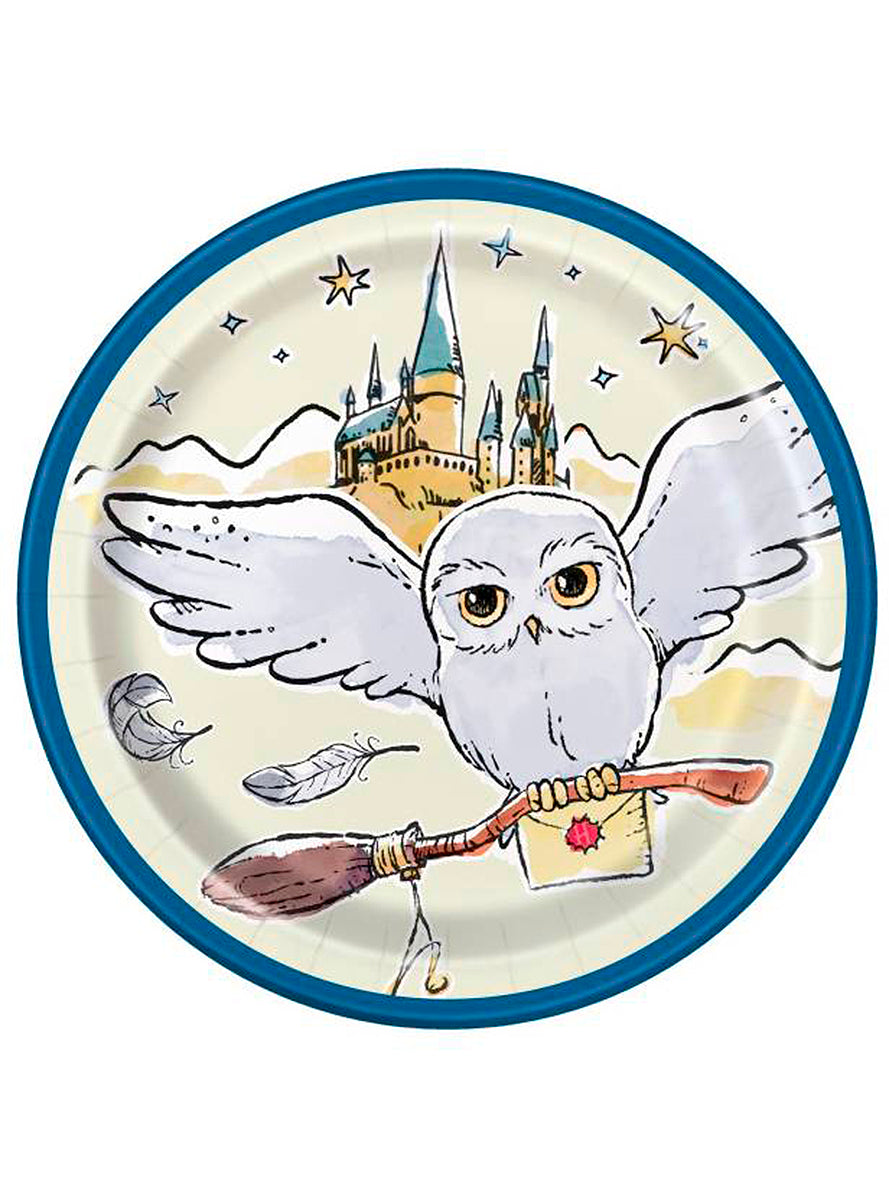 8 assiettes Harry Potter (18 cm) - Harry Potter World