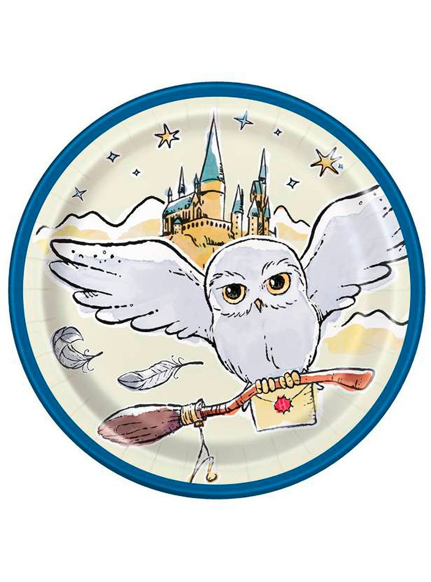 8 assiettes Harry Potter (18 cm) - Harry Potter World