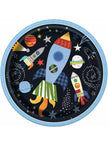 8 assiettes espace (23 cm) - Outer Space