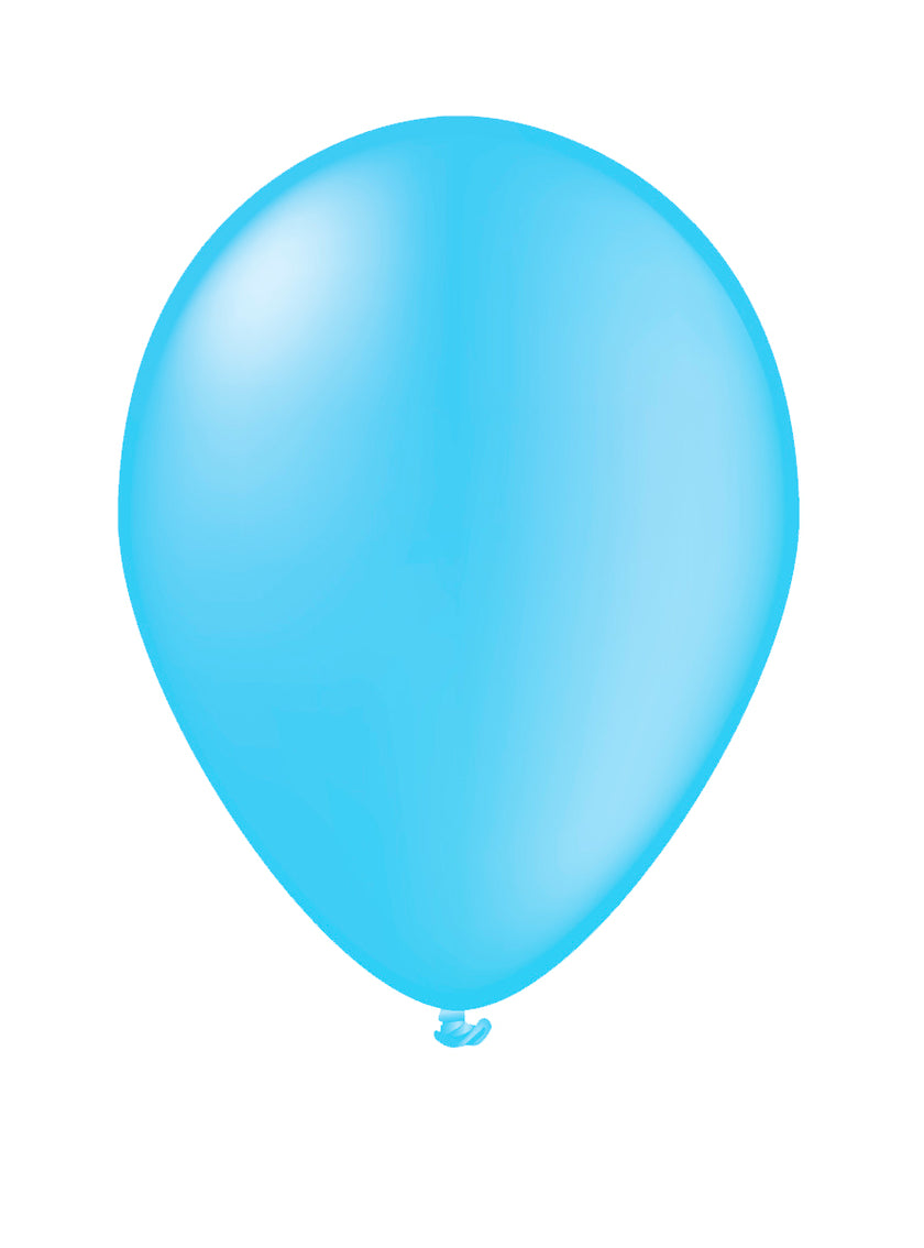 10 ballons multicolores - Gamme couleur unie 