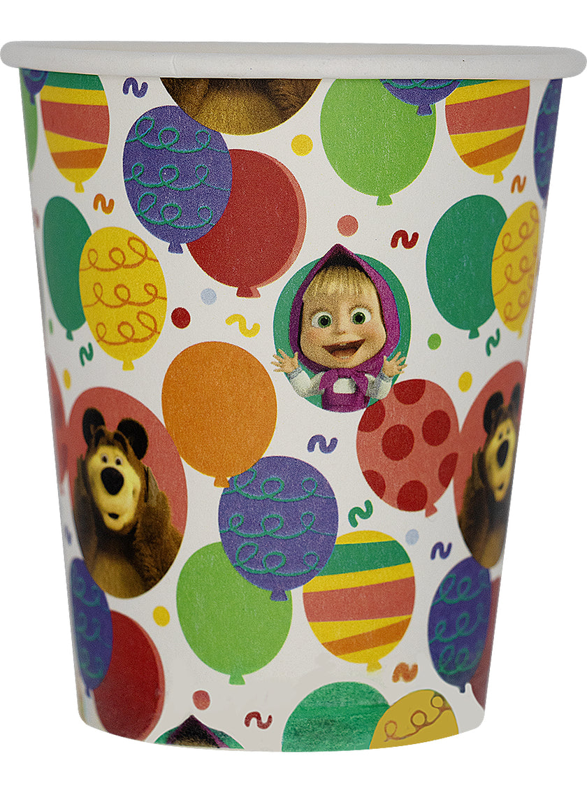 8 gobelets Masha et Michka