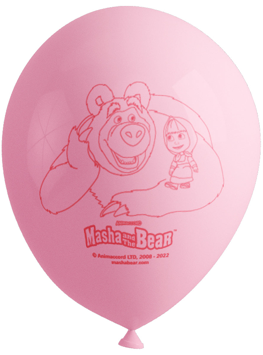 8 ballons  Masha et Michka