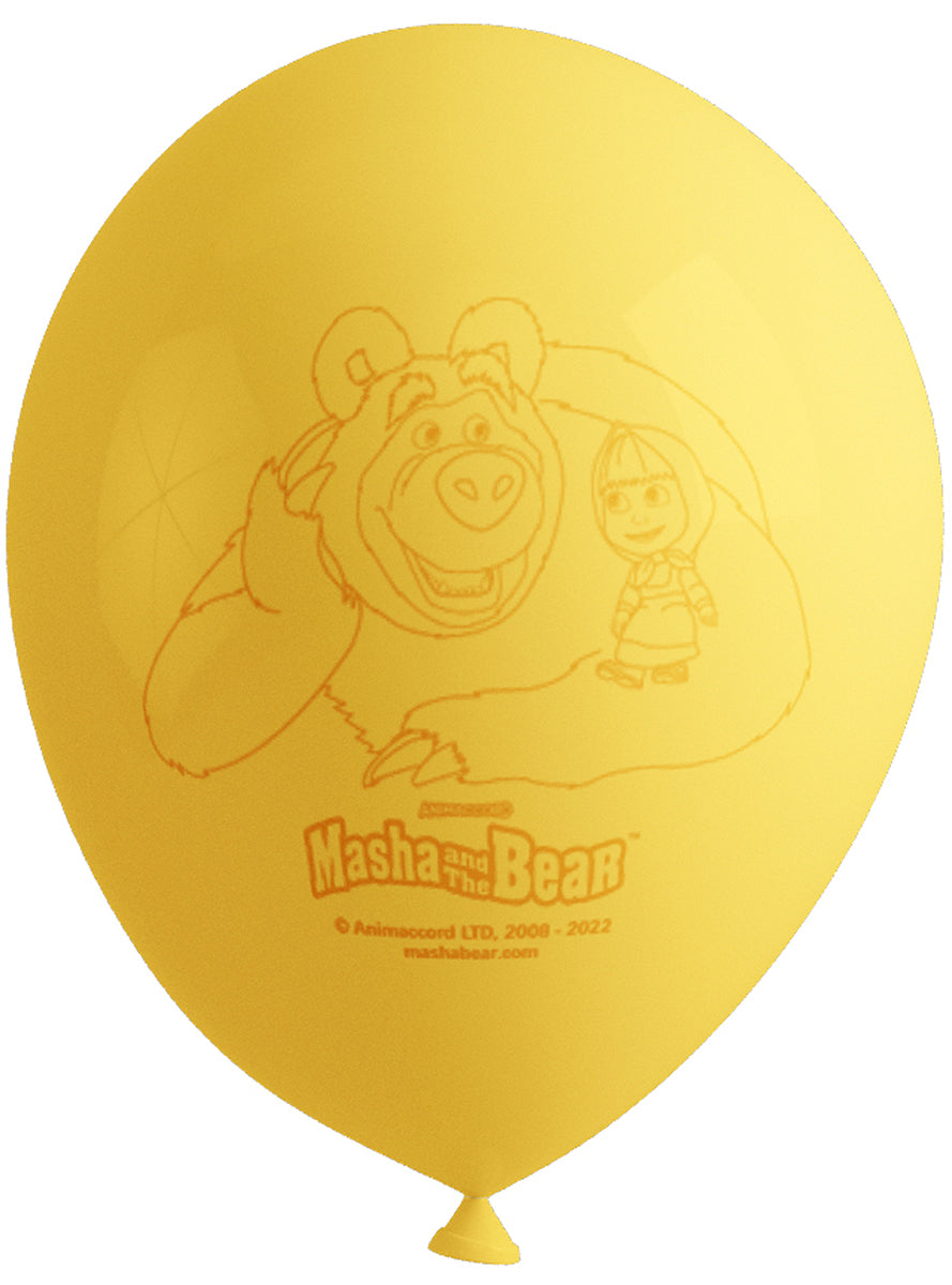 8 ballons  Masha et Michka