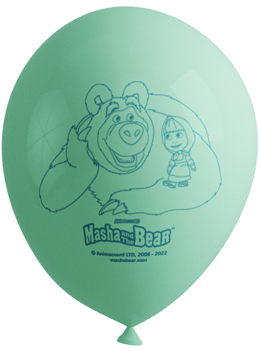 8 ballons  Masha et Michka
