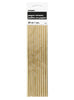10 pailles dorées - Gamme couleur unie