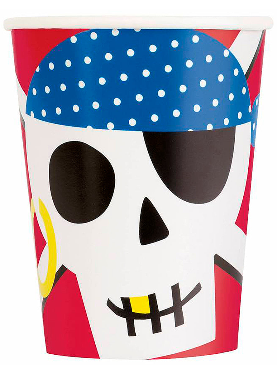8 gobelets pirates - Ahoy Pirate