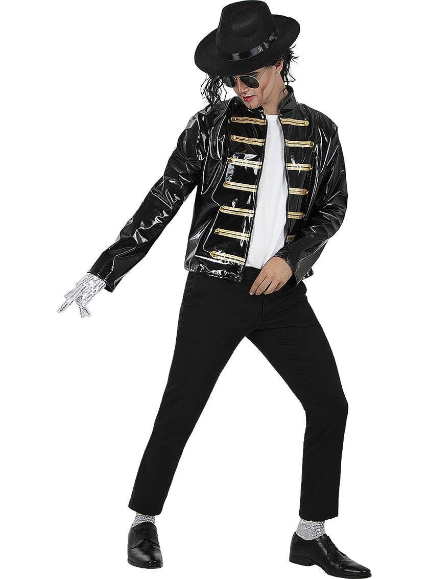 Veste militaire noire Michael Jackson adulte