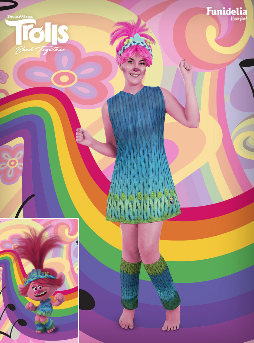 Déguisement Poppy femme grande taille Trolls 3