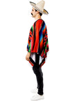 Poncho mexicain adulte