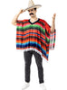 Poncho mexicain adulte