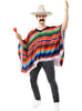 Poncho mexicain adulte