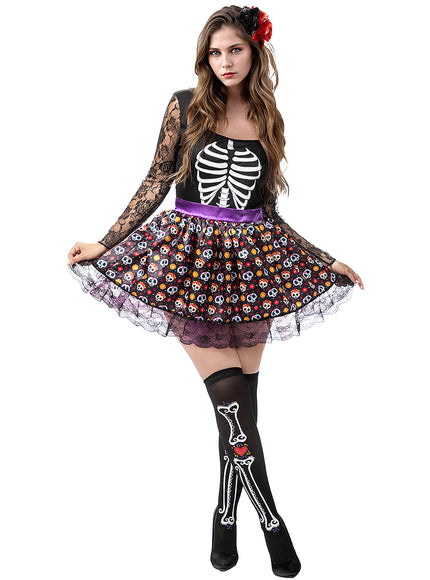 Déguisement Catrina squelette femme