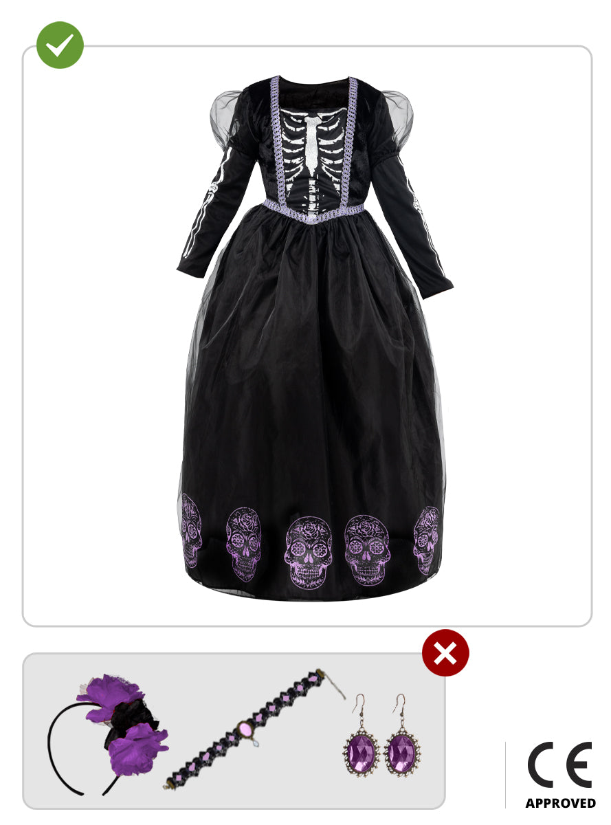 Déguisement Catrina pour fille pour le Jour des Morts