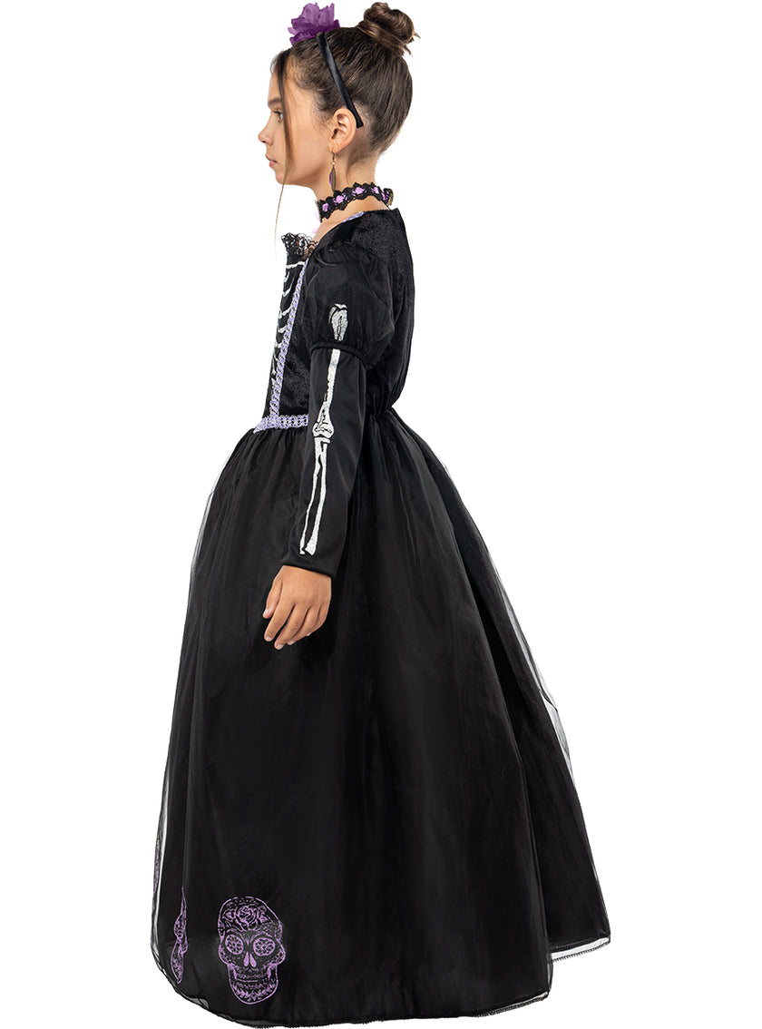 Déguisement Catrina pour fille pour le Jour des Morts