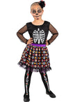 Déguisement Catrina squelette Dia de los muertos fille
