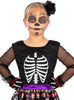 Déguisement Catrina squelette Dia de los muertos fille