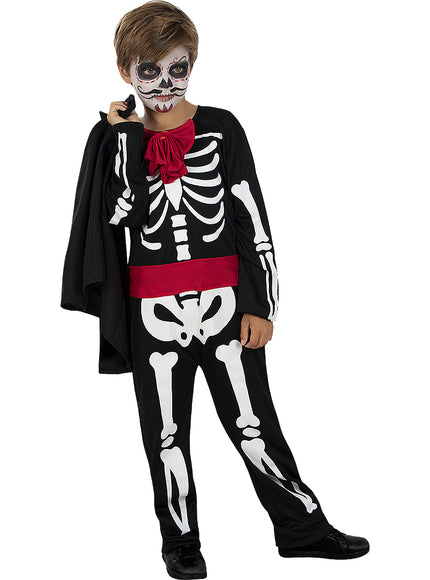 Déguisement Dia de los muertos squelette garçon