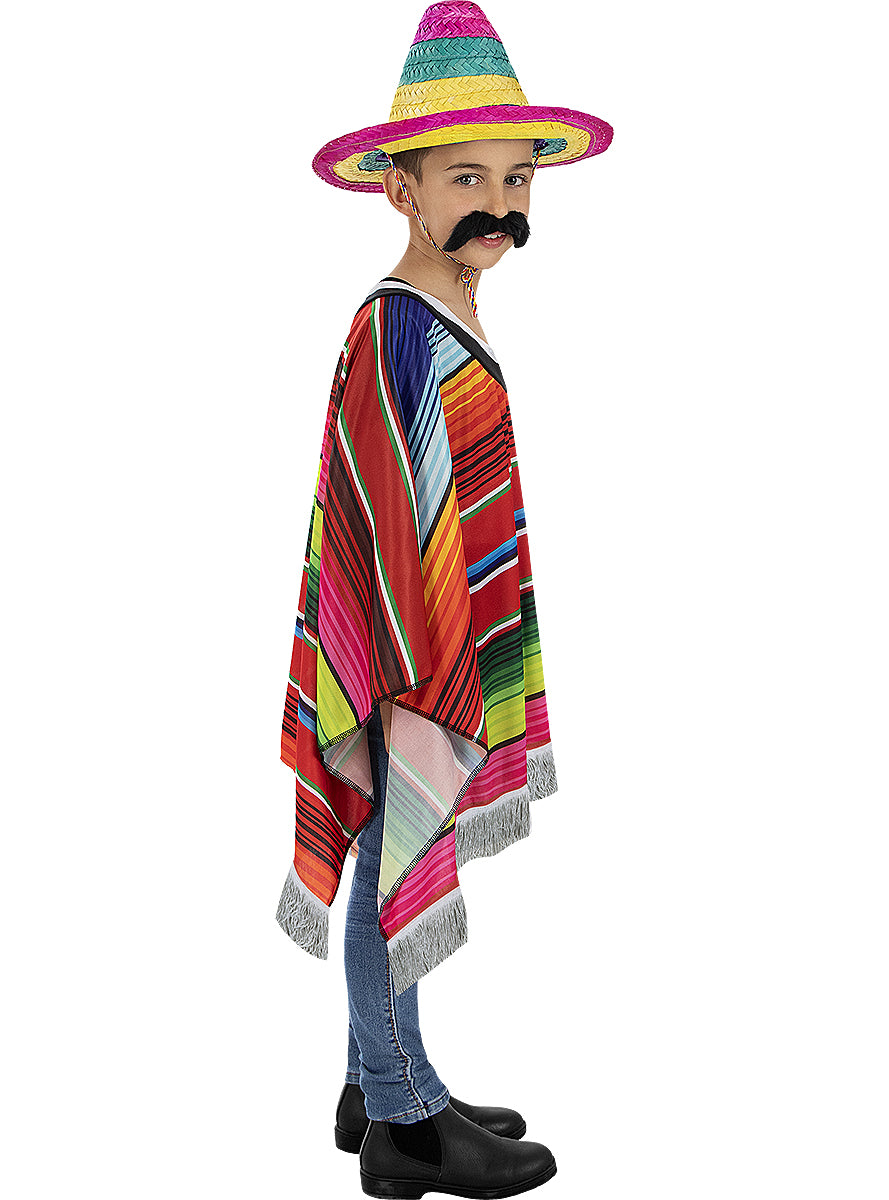 Poncho mexicain garçon