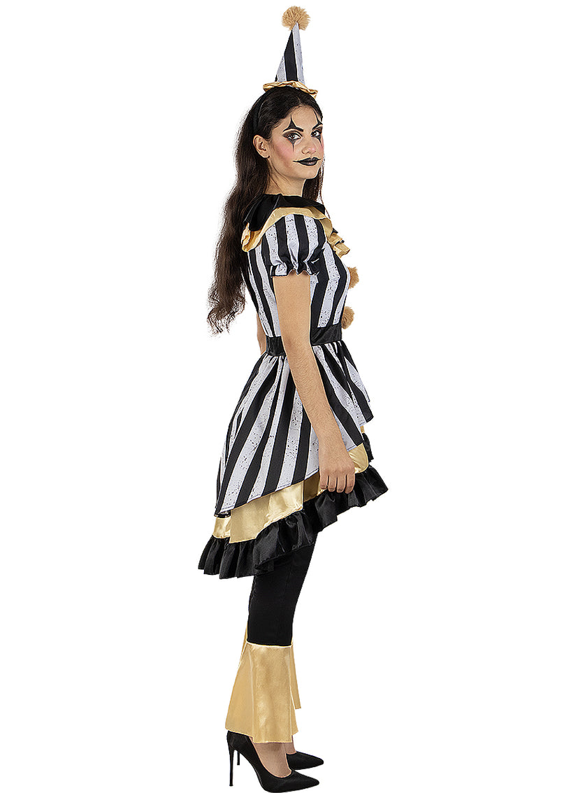 Déguisement clown tueur Deluxe femme